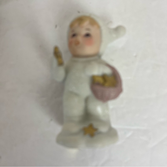 Vintage 3-Homco Snowbabies figurines with gold stars ⭐️ - Picture 8 of 14